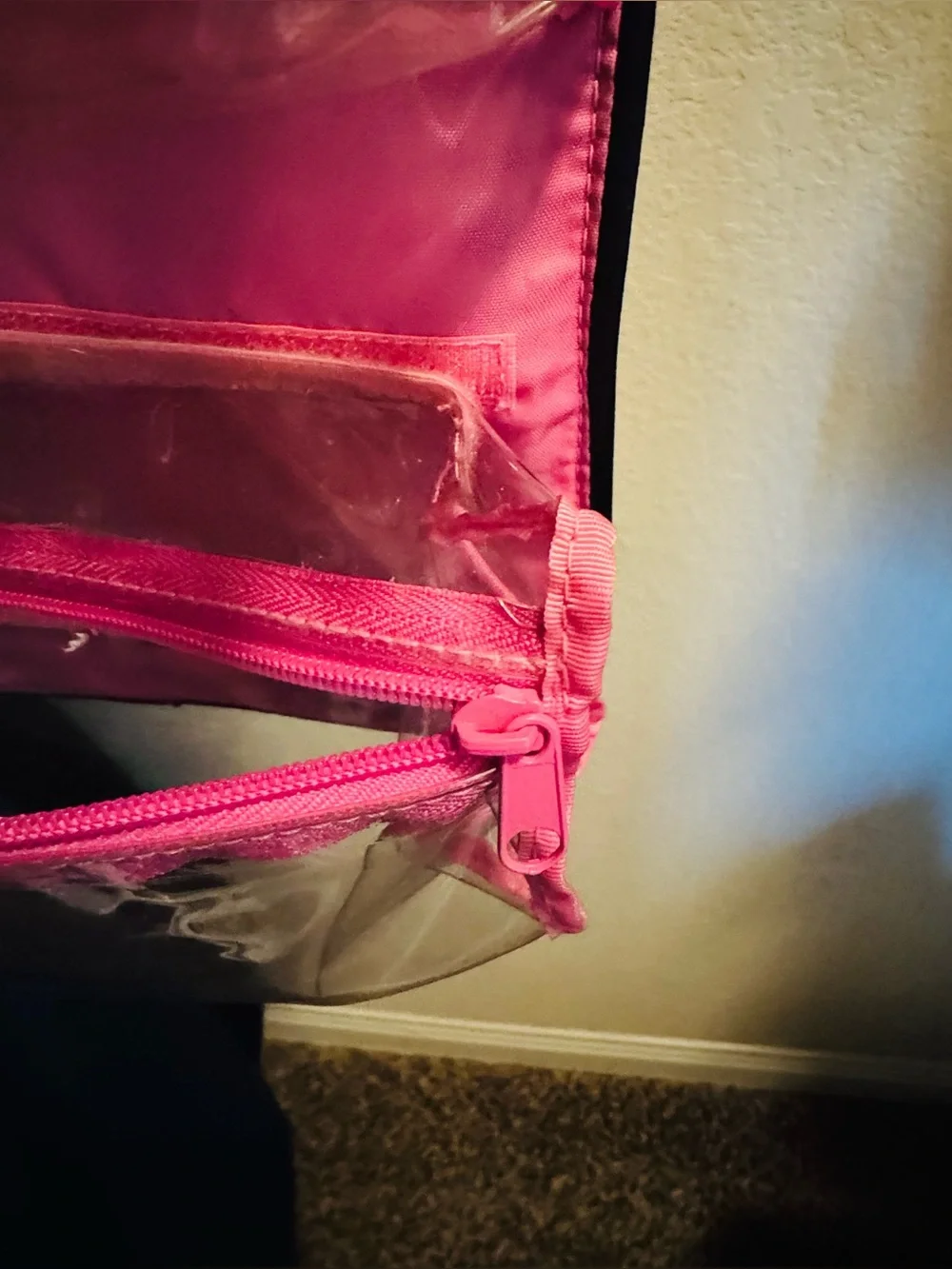 Mary Kay Pink Hanging Clear Cosmetic Organizer - Picture 6 of 6